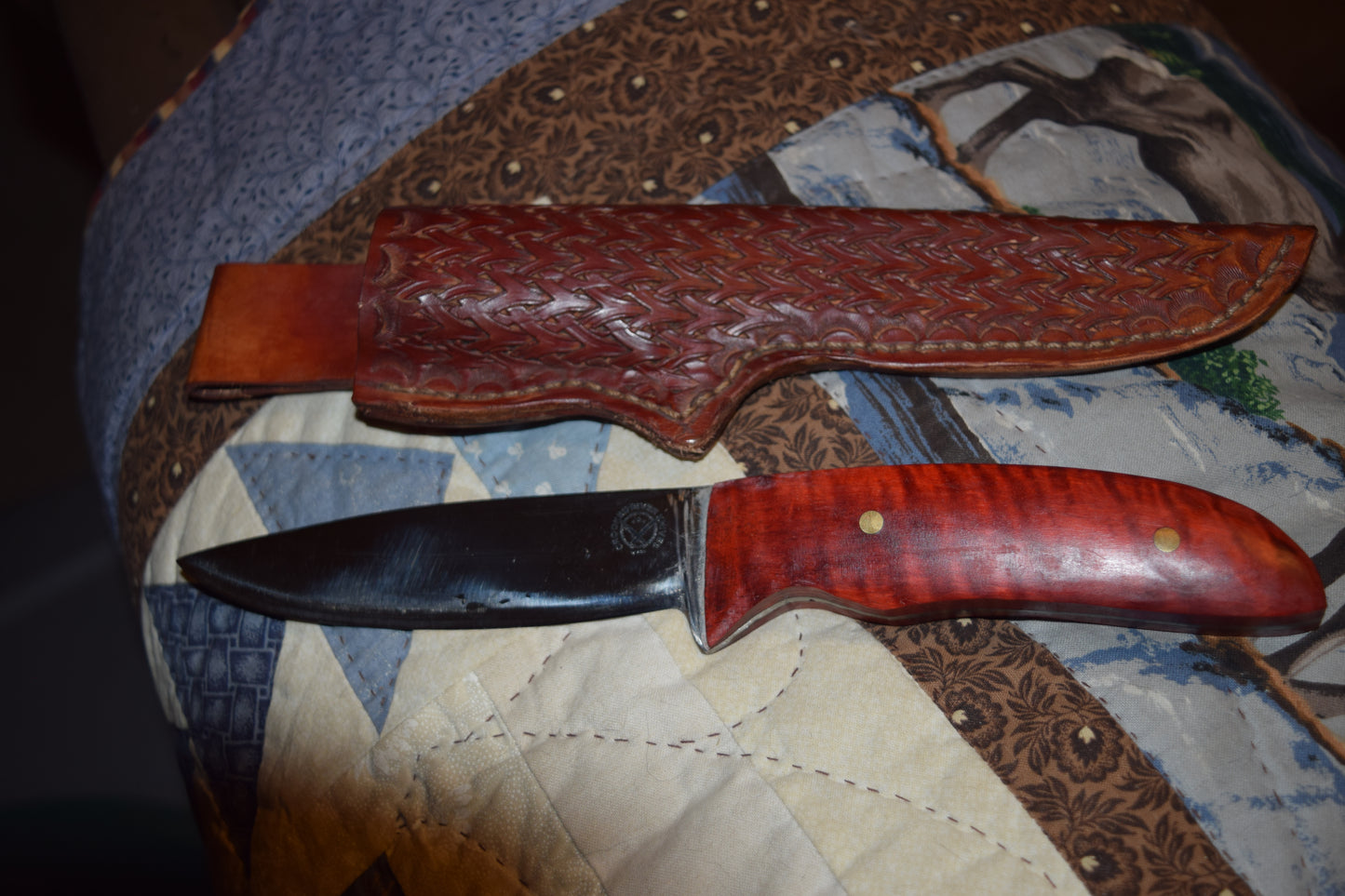 Handmade knife and sheath